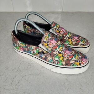 Vans X Nintendo Super Mario Bros Game Over M 6.5 / W 8 Slip On Shoes